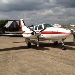 Twin propeller aircraft