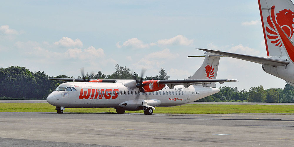 Самолет авиакомпании Wings Air выкатился за пределы полосы