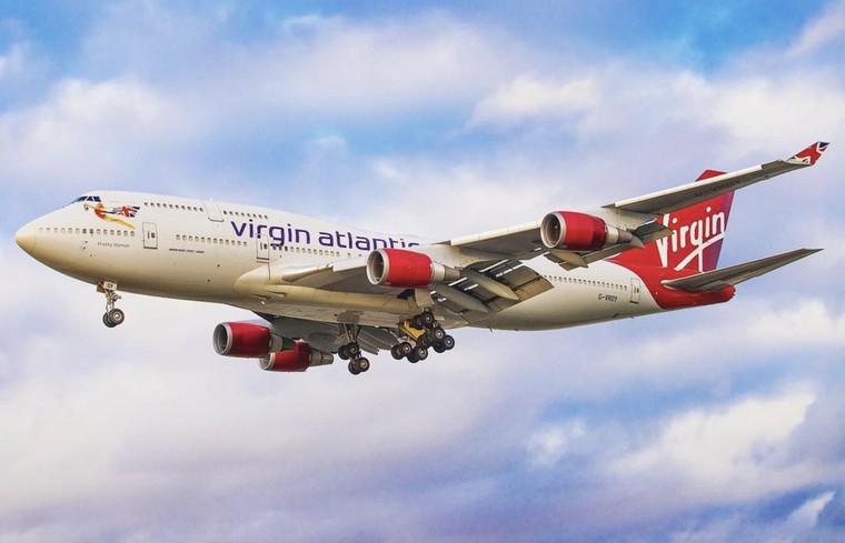 Boeing 747 400 авиакомпании Virgin Atlantic