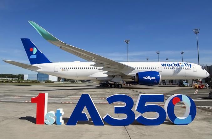 Airbus A350 авиакомпании worldFly