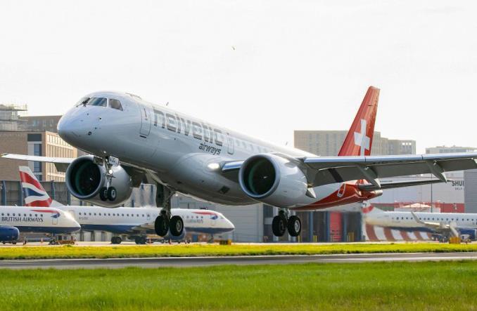 Embraer E190-E2 авиакомпании Helvetic