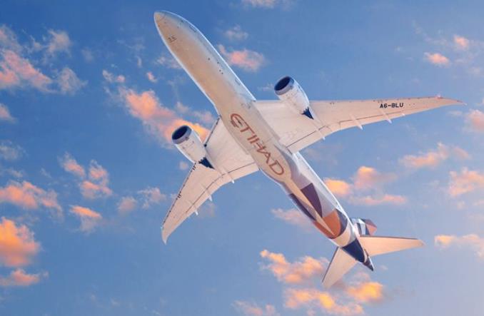 Dreamliner авиакомпании Etihad