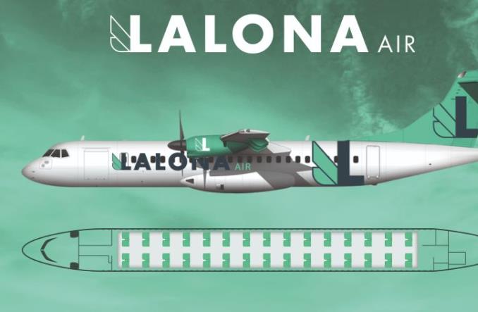 ATR 72-500 авиакомпании Lalona Air