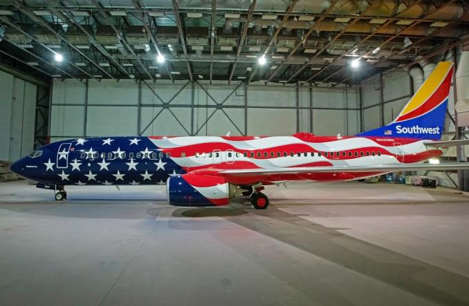 Boeing B737-800 Freedom One авиакомпании Southwest
